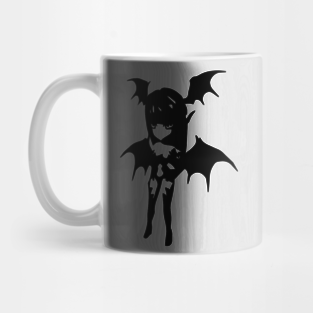 Succubus minimal silhouette white Mug